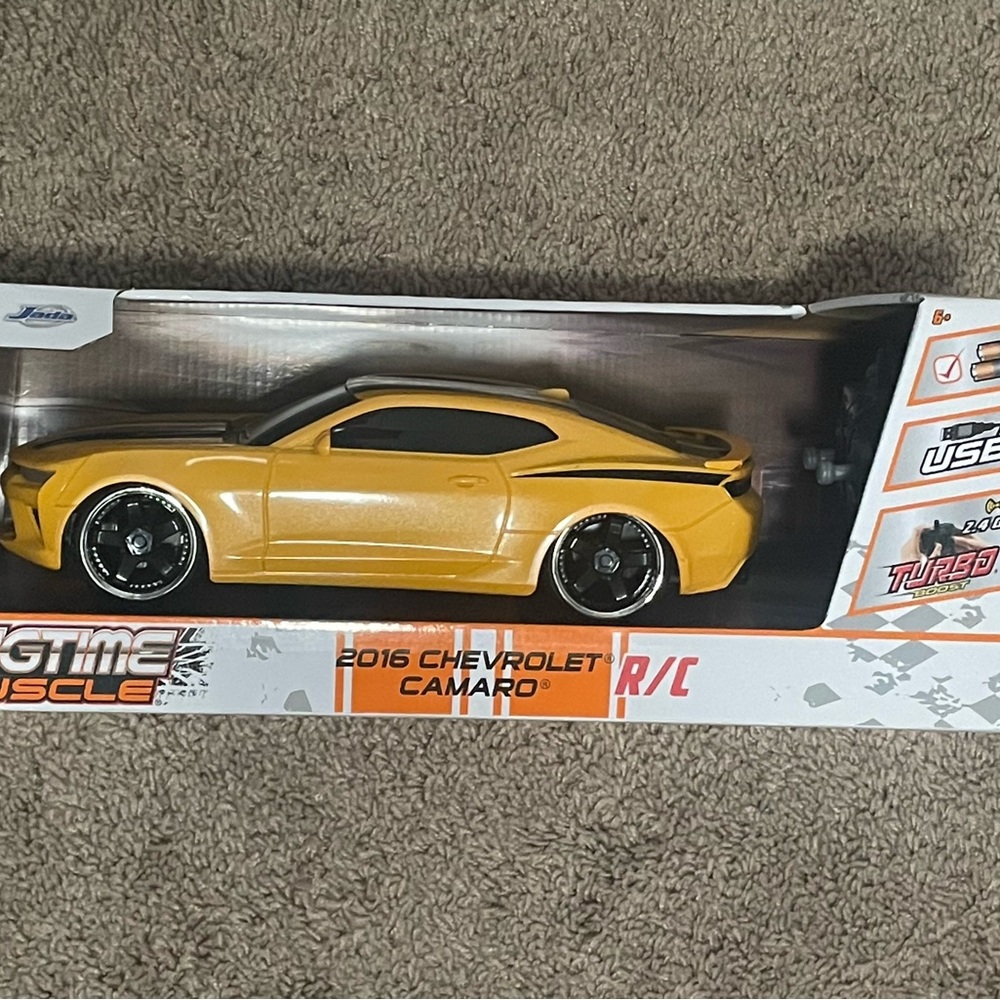Yellow 2016 Chevrolet Camaro R/C Car - New in Package